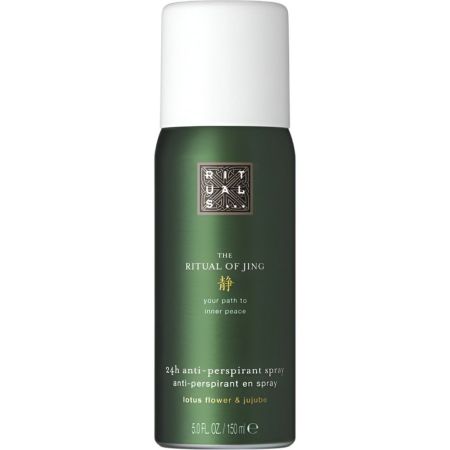 Rituals The Ritual Of Jing Relax 24h Anti-Perspirant Spray Desodorante perfumado con aroma floral a loto y jinjolero ofrece hasta 24 horas de duración 150 ml