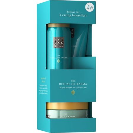 Rituals The Ritual Of Karma Estuche Rutina de baño relajante y equilibrante ideal para regalar con aroma a loto sagrado y té blanco