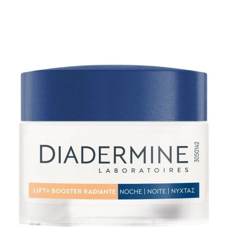 Diadermine Lift+ Booster Radiante Vitamin D-Like Formula Crema De Noche Crema de día antiedad repara los daños de la piel con extractos de algas marinas 50 ml