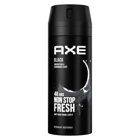 Axe Black Frozen Pear & Cedarwood Scent Desodorante Spray Desodorante 48 horas de protección con fragancia irresistible 150 ml