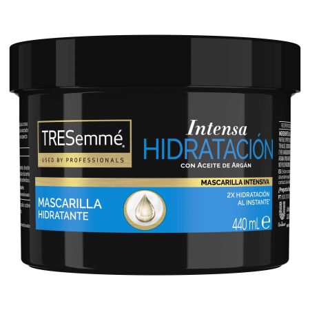 Tresemme Intensa Hidratación Mascarilla Mascarilla hidratante reparadora con aceite de argán para cabellos secos y dañados 400 ml