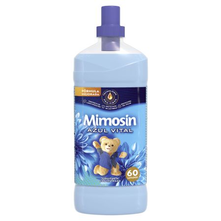 Mimosin Azul Vital Suavizante Concentrado Suavizante concentrado protege el color y las fibras 60 lavados 1200 ml