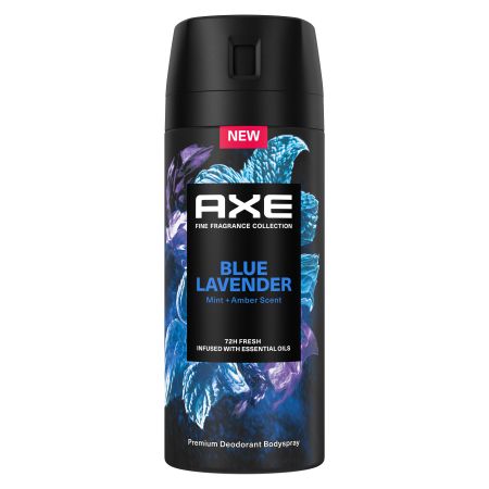 Axe Blue Lavander Desodorante Spray Desodorante 72 horas de protección con fragancia irresistible 150 ml