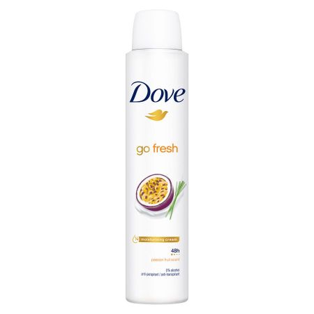 Dove Go Fresh Desodorante Spray Desodorante antitranspirante 0% alcohol 48 horas de protección contra olor y sudor 200 ml