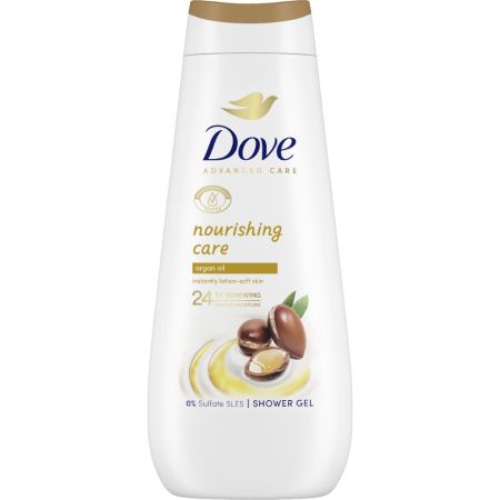 Dove Nourishing Care Argan Oil Shower Gel Gel de ducha piel renovada nutre en profundidad 400 ml