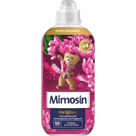 Mimosin Origins Rosas Silvestres Suavizante Concentrado Suavizante concentrado con millones de microcápsulas de fragancia para aroma irresistible y duradero 50 lavados 900 ml