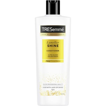 Tresemme Lamellar Shine Conditioner Acondicionador iluminador corrige suaviza y alinea ofreciendo 72 horas de ultrabrillo para cabello apagado 400 ml