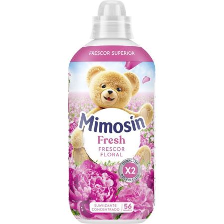Mimosin Fresh Frescor Floral Suavizante Concentrado Suavizante concentrado con millones de microcápsulas de fragancia para aroma irresistible y duradero 56 lavados 952 ml
