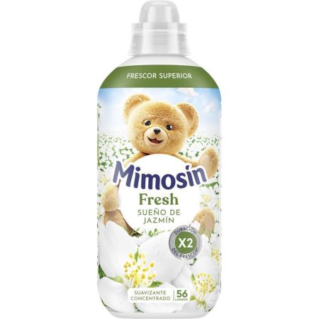 Mimosin Fresh Sueño De Jazmin Suavizante Concentrado Suavizante concentrado con millones de microcápsulas de fragancia para aroma irresistible y duradero 56 lavados 952 ml