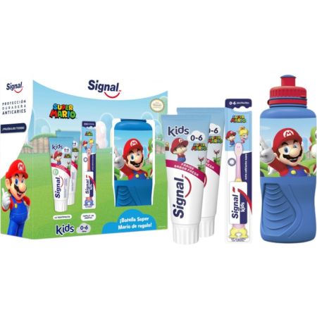 Signal Super Mario Estuche Set de higiene dental ideal para los más pequeños de la casa
