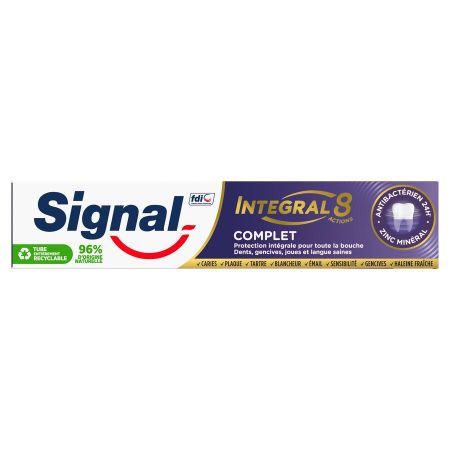 Signal Dentífrico Integral 8 Complet Pasta de dientes protección antibacteriana 75 ml