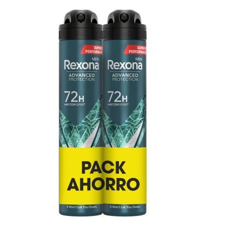 Rexona Men Advanced Protection Marine Desodorante Spray Pack Ahorro Desodorante 0% alcohol antitranspirante con aroma 72 horas 2x200 ml