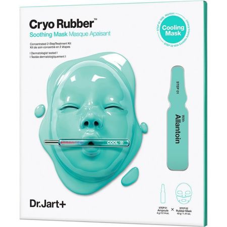 Dr.Jart+ Cryo Rubber Soothing Mask Tratamiento de mascarilla hidratante y calmante ofrece frescor para piel sana y calmada