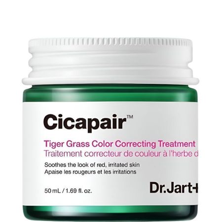 Dr.Jart+ Cicapair Tiger Grass Color Correcting Treatment Crema innovadora se adapta al color de la piel neutralizando enrojecimiento y unificando el tono