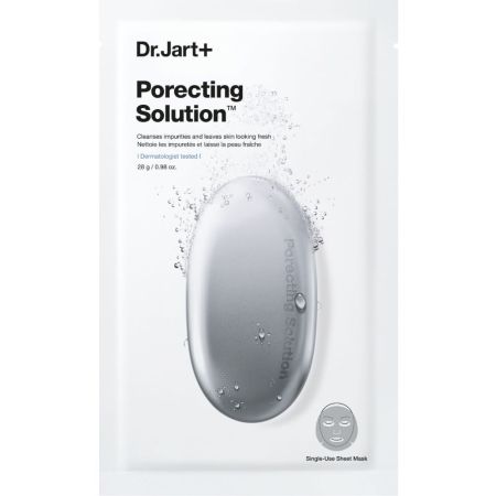 Dr.Jart+ Dermask Porecting Solution Macarilla burbujeante de carbón vegetal reduce grasa y minimiza poros para piel fresca y limpia