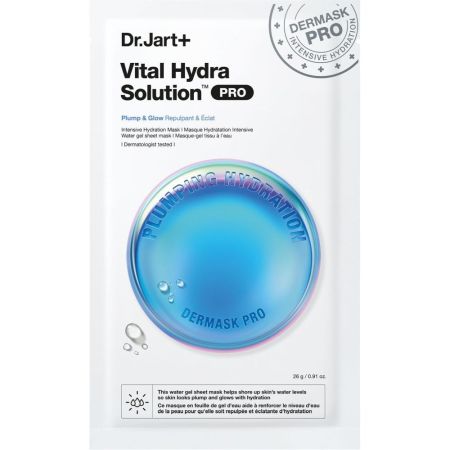Dr.Jart+ Dermask Vital Hydra Solution Pro Mascarilla facial avanzada hidratante mejora líneas de expresión rellena y ofrece luminosidad juvenil