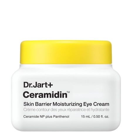 Dr.Jart+ Ceramidin Skin Barrier Moisturizing Eye Cream Contorno de ojos de textura no grasa hidrata y suaviza para aspecto más brillante y despierto 15 ml