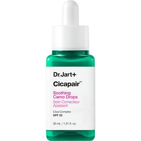 Dr.Jart+ Cicapair Soothing Camo Drops Spf 20 Tratamiento facial corrector con color neutraliza eficazmente enrojecimiento y calma la irritación en 2 semanas