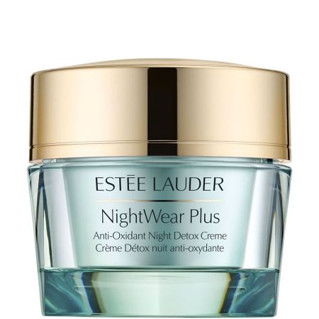 Estee Lauder Nightwear Plus Anti-Oxidant Night Detox Creme Crema de noche antioxidante ligera hidrata y perveene el envejecimiento 50 ml
