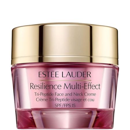 Estee Lauder Resilience Multi-Effect Tri-Peptide Face Neck Creme Spf 15 Crema facial de día enriquecida con aceites para piel más lisa flexible y luminosa 50 ml