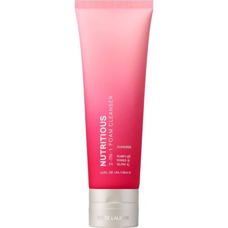 Estee Lauder Nutritious 2-In-1 Foam Cleanser Espuma facial limpiadora diaria o mascarilla purificante semanal 125 ml