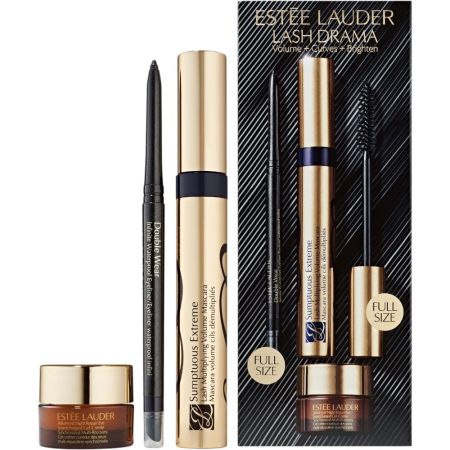 Estee Lauder Lash Drama Volume+Curves+Brighten Estuche Set de maquillaje con todo lo que necesitas para unas pestañas y una mirada impactante y rejuvenecida