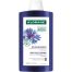 Klorane Centaurea Antiamarilleo Bio Champú Champú matificante neutraliza los tonos amarillos al instante ofreciendo brillo para cabello gris blanco o rubio platino 400 ml