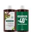 Klorane Anticaída Champú Fortificante & Estimulante Formato Especial Champú anticaída fortificante ayuda a estimular el crecimiento para cabello debilitado con extractos vegetales 2x400 ml