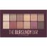 Maybelline The Burgundy Bar Paleta Paleta de sombras de ojos colores nudes granates y cerezas para infinitos looks 12 tonos