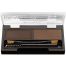 Rimmel London Look Up Eyeshadow Palette Paleta de sombras de cejas con cepillos profesionales para una aplicación precisa