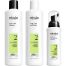 Nioxin System 2 Set Tratamiento fortalecedor y voluminizador elimina acumulación de sebo para cabello natural con debilitamiento avanzado