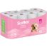 Scottex Papel Higiénico Original Papel higiénico de doble capa ofrece suavidad y resistencia con un toque de algodón 16 uds
