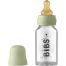 Bibs Biberón De Vidrio Latex Ivory +0m Biberón de succión suave y flujo lento confortable para tu pequeño 110 ml