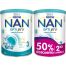 Nestle Leche De Crecimiento Nan Optipro 3 Duplo Formato Especial Leche en polvo alimenta las bacterias buenas para una microbiota sana a partir de 12 meses 2x800 gr