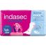 Indasec Compresas Discreet Normal Compresas antifugas y antiolores con doble núcleo absorbente para pérdidas de orina