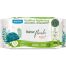 Brevia Baby Cream Toallitas Higiénicas Para Bebé Toallitas biodegradables de wc para bebé con aloe vera 60 uds
