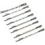 Beter Clips Planos Love At First Sight 5,5 Cm Clips para el cabello con detalle trenzado para un recogido con mucho estilo 8 uds