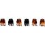 Beter Mini Grapas Concha Y Negro Trendy Classics Pinzas para el cabello permiten combinaciones de cualquier look 6 uds