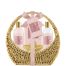 Bon Matin Rosa Mosqueta Cesta De Mimbre Set Set de baño hidratante y relajante ideal para regalar o darte un capricho con aroma a rosa mosqueta