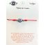 Marvimundo Pulsera 7 Nudos Con Ojo Turco Pulsera de hilo rojo protectora atrae energías positivas y buena suerte alejando malas energías