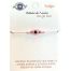 Marvimundo Pulsera Rosa De 7 Nudos Con Ojo Turco Pulsera protectora de hilo rojo atrae energías positivas y buena suerte alejando malas energías