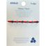 Marvimundo Pulsera De 7 Nudos Con Jaspe De Punto Azul Pulsera protectora de hilo rojo y acero inoxiable atrae energías positivas y buena suerte alejando malas energías