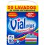 Vialplus Limpieza Total Detergente Detergente en polvo gran poder de limpieza y frescor 50 lavados 2520 gr