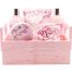 Becasan Nature Cesta De Madera Flor De Sakura Rutina de baño relajante ideal para regalar relajante con delicioso aroma a flor de sakura
