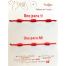 Marvimundo Pulsera De 7 Nudos Uno Para Tí Y Uno Para Mi Pulsera protectora de hilo rojo ideal para regalar a alguien especial simboliza protección y buena suerte