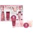 Idc Institute Cherry Blossom Scented Bath Rose Set Set de baño reutilizable y relajante ideal para regalar mima tu piel con delicioso aroma a naranja y canela