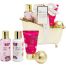 Idc Institute Secret Stories Rose Edition Bañera Set Set de baño reutilizable y relajante ideal para regalar mima tu piel con delicioso aroma a rosa y peonía