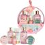 Idc Institute Scented Garden Cesta Set de baño reutilizable y relajante ideal para regalar mima tu piel con delicioso aroma a flores silvestres