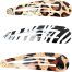 Inca Clips Animal Print 5 Cm Clip para decorar tu cabello y recogerlo con mucho estilo 6 uds