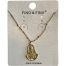 Marvimundo Colgante Dorado Situela Virgen Colgante de acero inoxidable con la imagen de la virgen símbolo de devoción